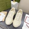 sy_no_9EFA72A7EEB388FAAA6FE9B6494A48B3_2 Gucci Rhyton Leather Sneaker in Off-White with Pink Interlocking G Logo