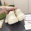 sy_no_9EFA72A7EEB388FAAA6FE9B6494A48B3_5 Gucci Rhyton Leather Sneaker in Off-White with Pink Interlocking G Logo
