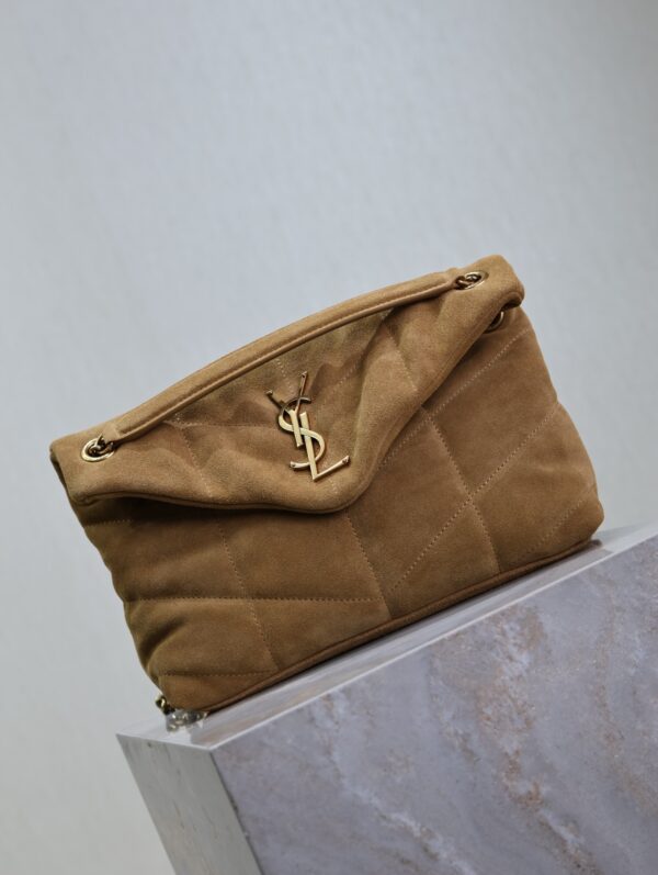 sy_no_9F2D9AB5CE6895AFA22202BAF4F4EC79_1 YSL Loulou 29cm Shoulder Bag – Mustard Yellow Suede
