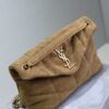 sy_no_9F2D9AB5CE6895AFA22202BAF4F4EC79_4 YSL Loulou 29cm Shoulder Bag – Mustard Yellow Suede