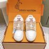 sy_no_9F3C31C8224460E1133D2E780F96EBB2_0 Louis Vuitton LV Skate / LV Trainer Maxi White, Khaki & Burgundy Sneakers