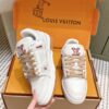 sy_no_9F3C31C8224460E1133D2E780F96EBB2_3 Louis Vuitton LV Skate / LV Trainer Maxi White, Khaki & Burgundy Sneakers
