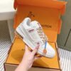 sy_no_9F3C31C8224460E1133D2E780F96EBB2_4 Louis Vuitton LV Skate / LV Trainer Maxi White, Khaki & Burgundy Sneakers