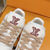 sy_no_9F3C31C8224460E1133D2E780F96EBB2_5 Louis Vuitton LV Skate / LV Trainer Maxi White, Khaki & Burgundy Sneakers