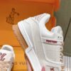 sy_no_9F3C31C8224460E1133D2E780F96EBB2_6 Louis Vuitton LV Skate / LV Trainer Maxi White, Khaki & Burgundy Sneakers