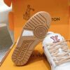 sy_no_9F3C31C8224460E1133D2E780F96EBB2_8 Louis Vuitton LV Skate / LV Trainer Maxi White, Khaki & Burgundy Sneakers