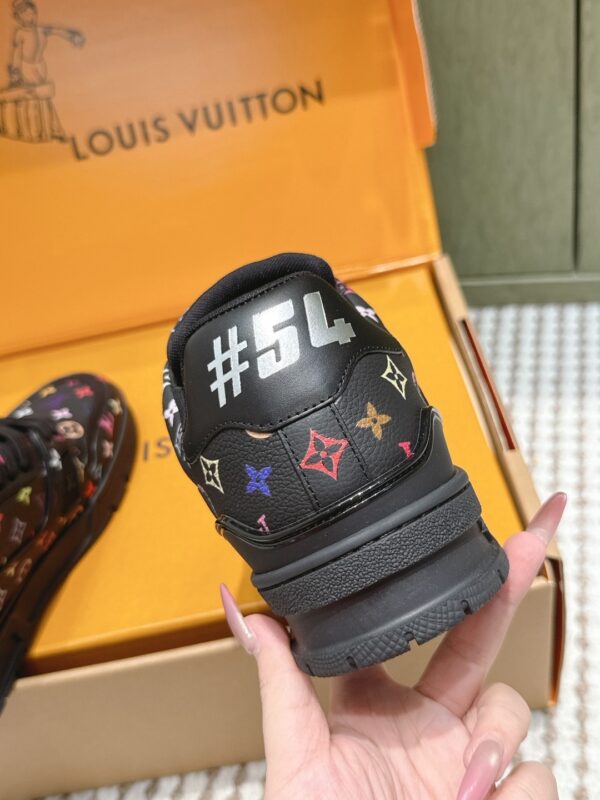 Louis Vuitton LV Skate / LV Trainer Maxi Black Multicolor Monogram Sneakers