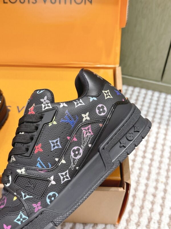 Louis Vuitton LV Skate / LV Trainer Maxi Black Multicolor Monogram Sneakers