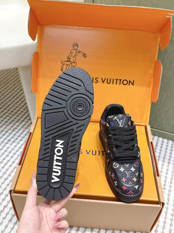 Louis Vuitton LV Skate / LV Trainer Maxi Black Multicolor Monogram Sneakers