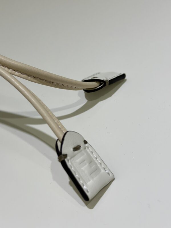 Fendi Mamma Baguette Shoulder Bag – White