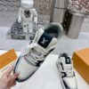 sy_no_A0E801C7E0651EE74E5DB3663D815990_3 Louis Vuitton LV Trainer White, Navy & Grey “New York” Retro Sneakers