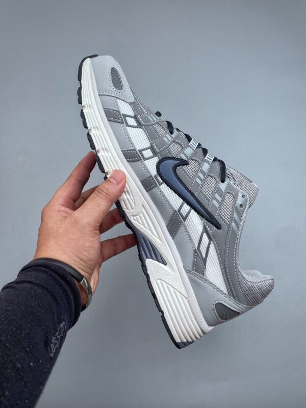 Nike P-6000 – Grey / Silver Grey Y2K Retro Running Sneakers