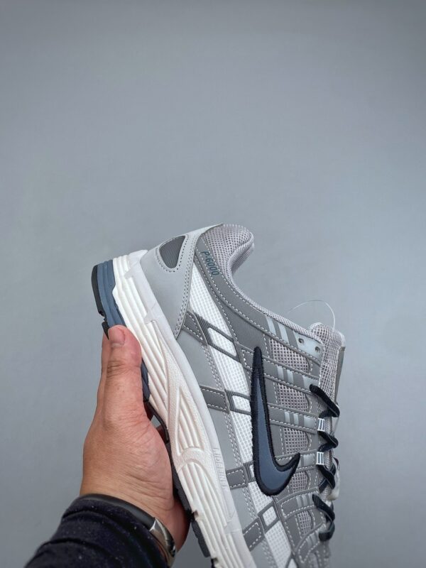 Nike P-6000 – Grey / Silver Grey Y2K Retro Running Sneakers