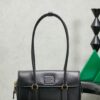 sy_no_A178771D7EB90F352E7F60FE61A20816_0 Black Slim Bowling Underarm Shoulder Bag