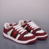 sy_no_A17EB36FE52C9C65E690F4B977E6D558_0 Gucci Screener Burgundy GG Canvas & White Leather Sneaker