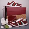 sy_no_A17EB36FE52C9C65E690F4B977E6D558_4 Gucci Screener Burgundy GG Canvas & White Leather Sneaker
