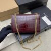 sy_no_A216C4EB2D18CB139115ACDCFAD7AEC1_1 Kate 24cm Shoulder Bag – Glossy Burgundy Crocodile-Embossed Leather & Gold