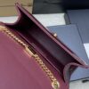 sy_no_A216C4EB2D18CB139115ACDCFAD7AEC1_7 Kate 24cm Shoulder Bag – Glossy Burgundy Crocodile-Embossed Leather & Gold