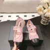 sy_no_A267E62EBC32499E2628BC1D981A8780_3 Chanel Mary Jane Ballet Flats in Sakura Pink & Black