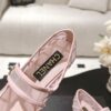 sy_no_A267E62EBC32499E2628BC1D981A8780_6 Chanel Mary Jane Ballet Flats in Sakura Pink & Black