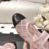 sy_no_A267E62EBC32499E2628BC1D981A8780_7 Chanel Mary Jane Ballet Flats in Sakura Pink & Black