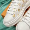 sy_no_A26AA54C5EB37A9398E8F95508F28F23_6 Louis Vuitton Time Out White & Gold Platform Sneakers