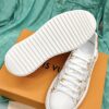 sy_no_A26AA54C5EB37A9398E8F95508F28F23_8 Louis Vuitton Time Out White & Gold Platform Sneakers
