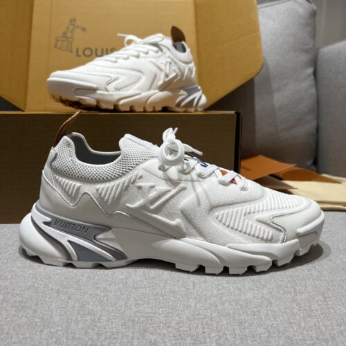 White & Silver Grey Technical Dad Sneakers