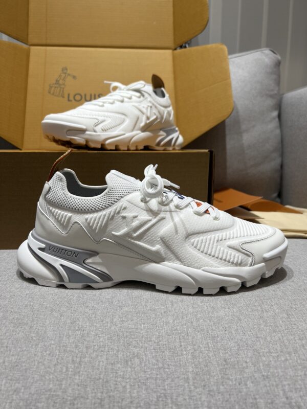 White & Silver Grey Technical Dad Sneakers