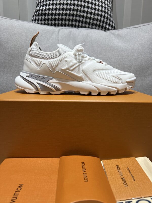 White & Silver Grey Technical Dad Sneakers