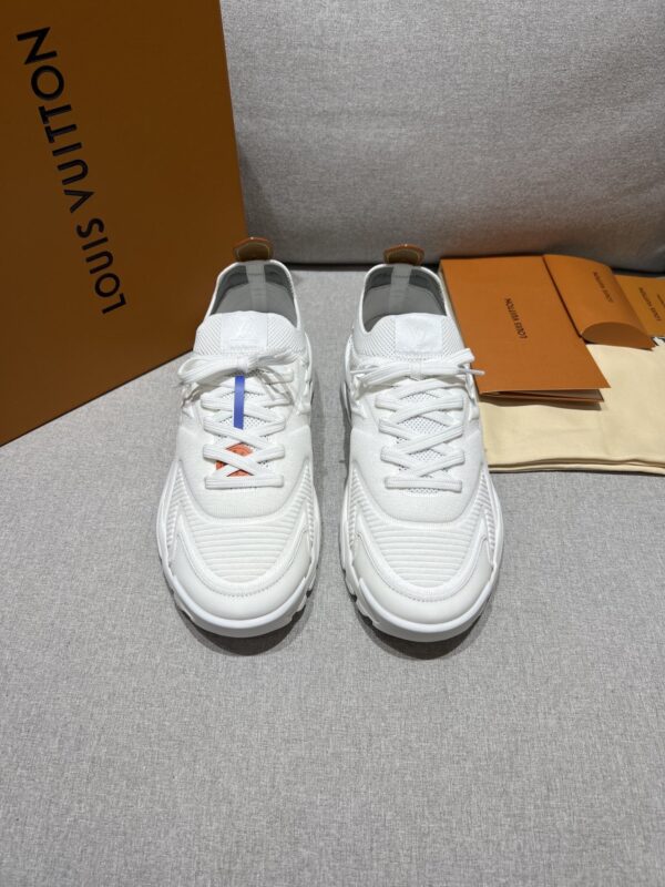 White & Silver Grey Technical Dad Sneakers