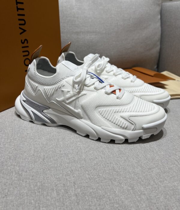 White & Silver Grey Technical Dad Sneakers