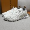 White & Silver Grey Technical Dad Sneakers