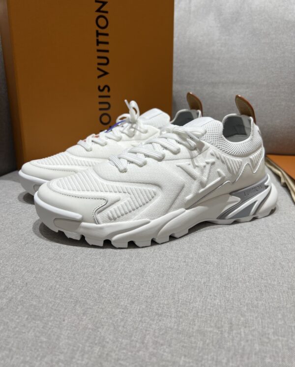 White & Silver Grey Technical Dad Sneakers