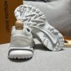White & Silver Grey Technical Dad Sneakers