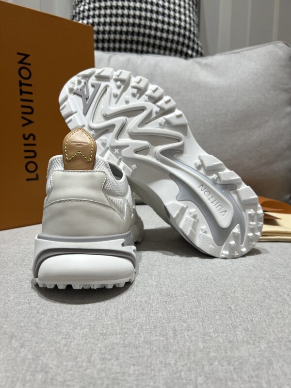 White & Silver Grey Technical Dad Sneakers