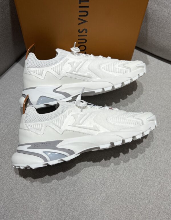 White & Silver Grey Technical Dad Sneakers