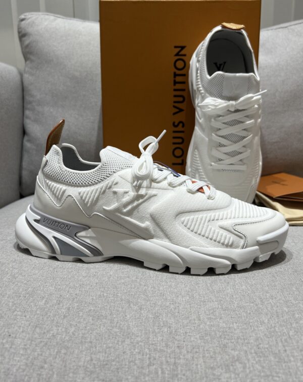 White & Silver Grey Technical Dad Sneakers