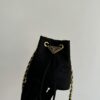 sy_no_A2D84A419578216FCD60235F87510C21_2 Prada Hand-Embroidered Mini Bucket Shoulder Bag with Chain Strap