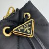 sy_no_A2D84A419578216FCD60235F87510C21_5 Prada Hand-Embroidered Mini Bucket Shoulder Bag with Chain Strap