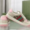 sy_no_A32DC9ECE3863601F5187870C5759ADB_3 Gucci Screener Beige & Pink GG Supreme Canvas Sneakers