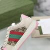 sy_no_A32DC9ECE3863601F5187870C5759ADB_7 Gucci Screener Beige & Pink GG Supreme Canvas Sneakers