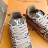 sy_no_A35984662CE77D83F042474B060D3CCA_4 Louis Vuitton LV Trainer Taupe Brown & Snake-Textured Sneakers
