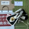 Gucci Exquisite Mini Canvas Top Handle Bag – Ivory Leather & Black Canvas