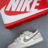 sy_no_A3E1C6A099ACF4164700B3B76FCD0910_2 Nike Dunk Low “Cream Pink & Taupe Swoosh” Double Lace Sneakers