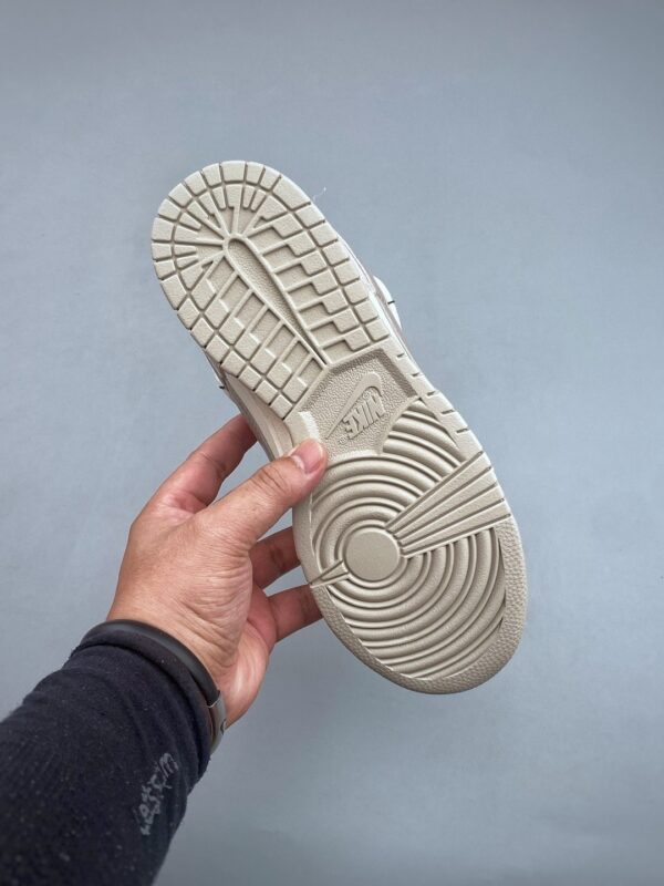 sy_no_A3E1C6A099ACF4164700B3B76FCD0910_7 Nike Dunk Low “Cream Pink & Taupe Swoosh” Double Lace Sneakers