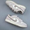 sy_no_A3E1C6A099ACF4164700B3B76FCD0910_8 Nike Dunk Low “Cream Pink & Taupe Swoosh” Double Lace Sneakers