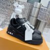 sy_no_A48B2F6DCE6770A93FB13DEC19E91963_0 Louis Vuitton LV Trainer Black & White Contrast Sneakers