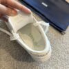 Prada Downtown White Leather Platform Sneakers