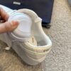 Prada Downtown White Leather Platform Sneakers